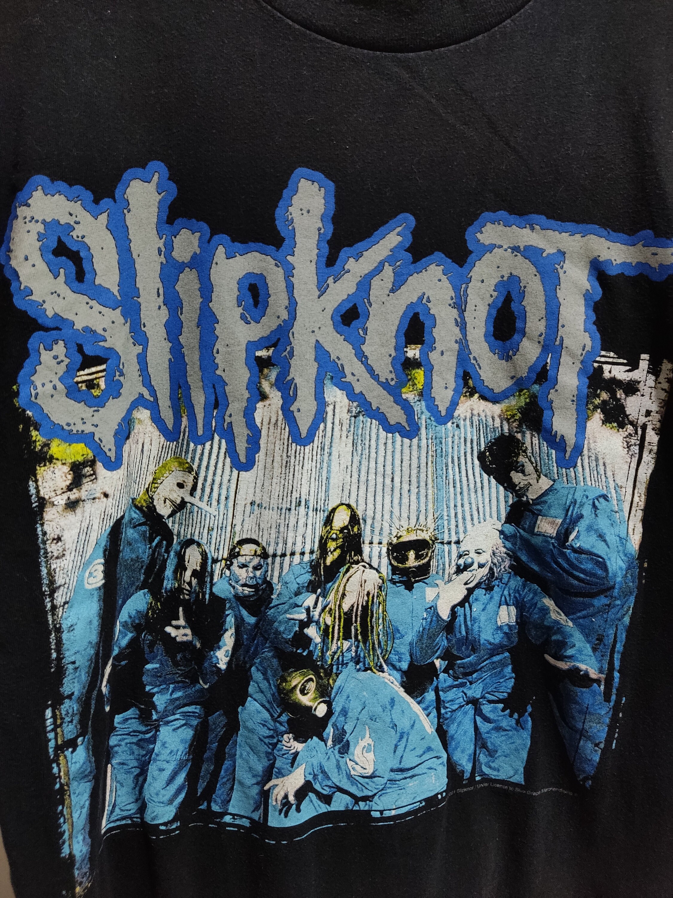 90年代slipknot Tシャツblue grapeアメリカ製バンドt当時物 90年代slipknot Tシャツblue grapeアメリカ製バンドt当時物