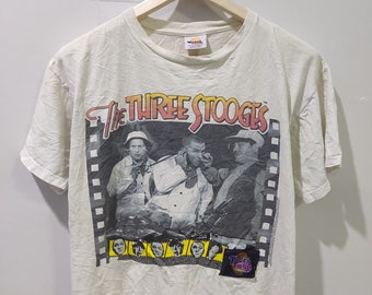 vintage 1997 The Three Stooges T-shirt, old school, film, émission de télévision