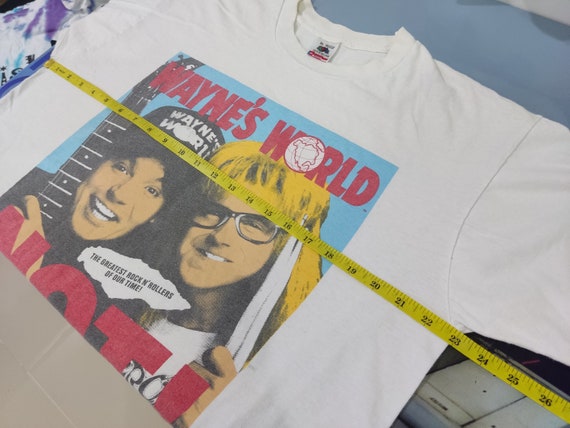 Vintage 1992 Wayne's World Not! T-Shirt Size XL 2… - image 7