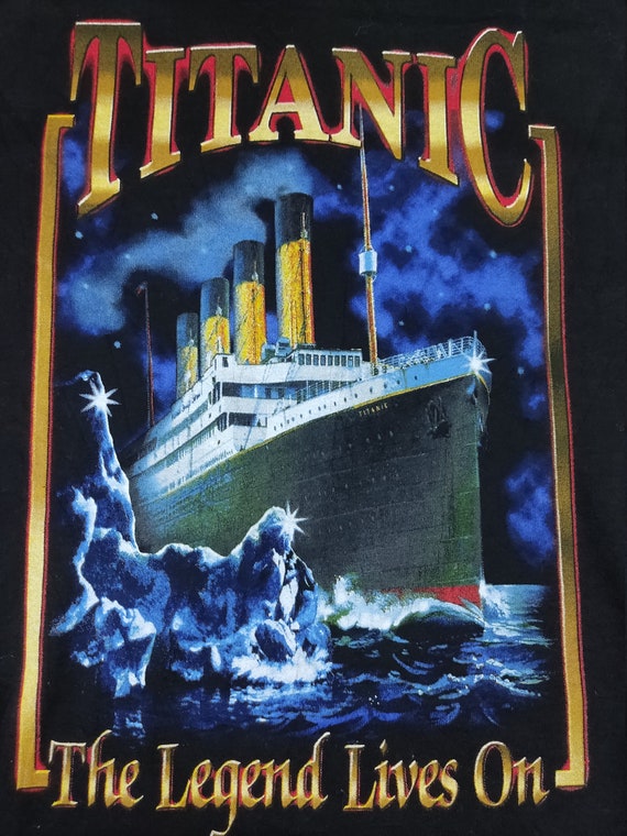 Vintage 90s Titanic T-shirt/size Xl24”/romance/movie/film/rose 
