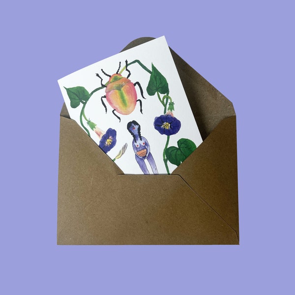 IPOMÉE GREETING CARD