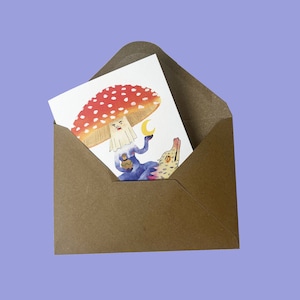AMANITE GREETING CARD