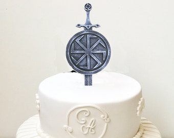 Viking Cake Topper Etsy
