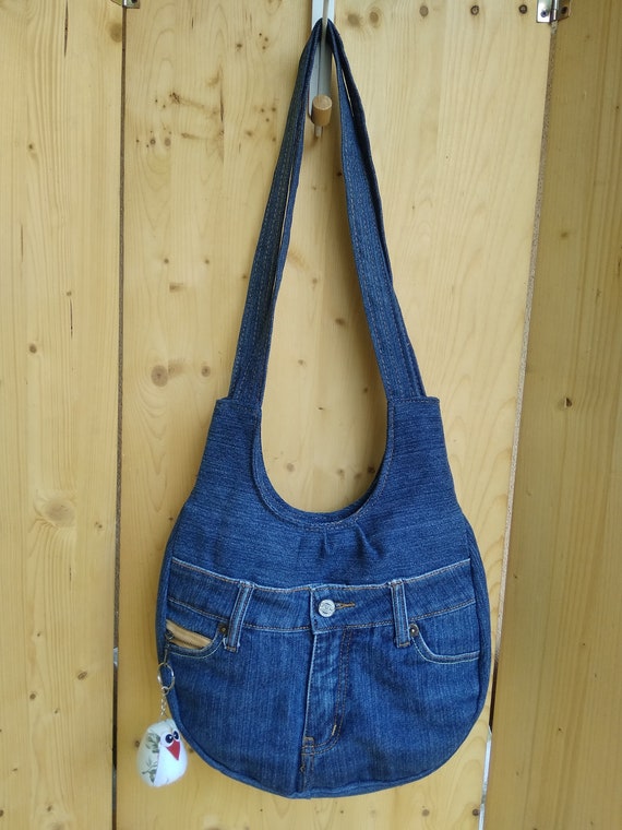 D AND H Super heavy 23 oz. selvedge denim simple tote bag from Okayama
