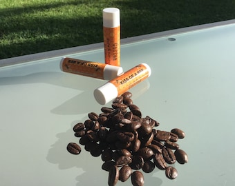 Coffee flavoured lip balm, hand-made in Cairns Australia