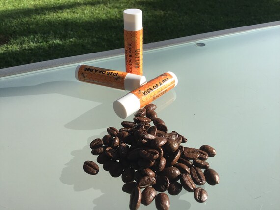 Coffee flavoured lip balm, hand-made in Cairns Australia