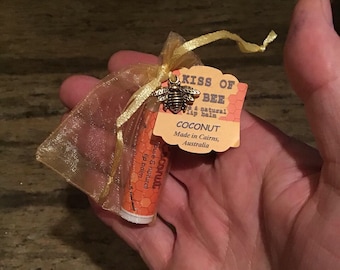 Kiss of a bee lip balm gift bag