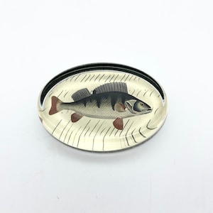 John Derian paperweight, fish paperweight