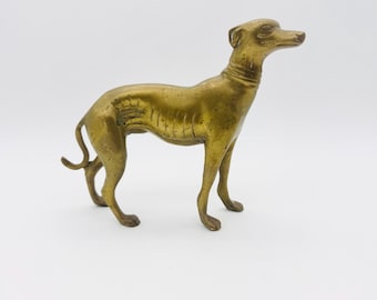 ヴィンテージ真鍮製グレイハウンド狩猟犬 - Etsy 日本
