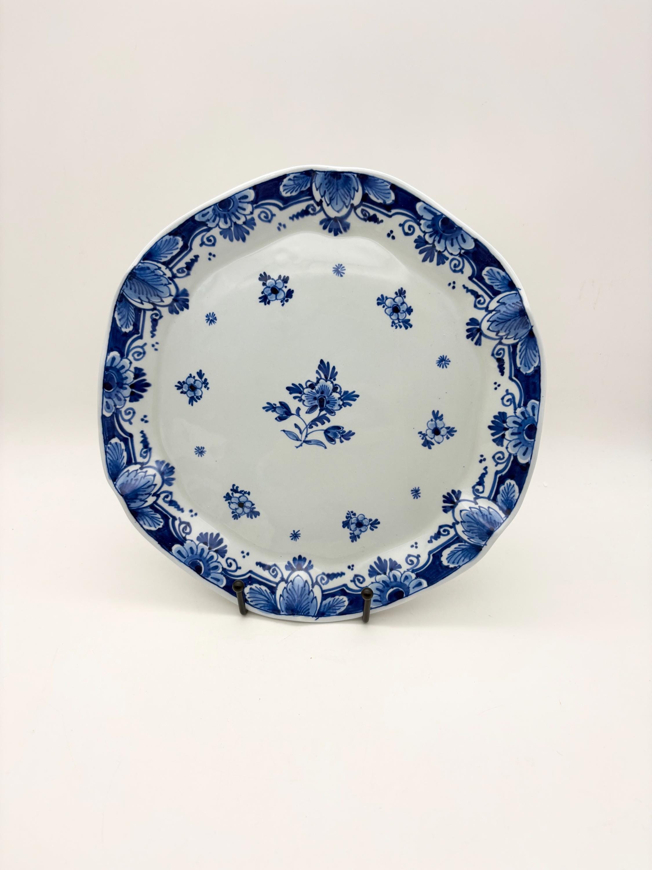  Delft フラワーモチーフ プレート 1905年製 il_fullxfull.7475656164_fu53.jpg