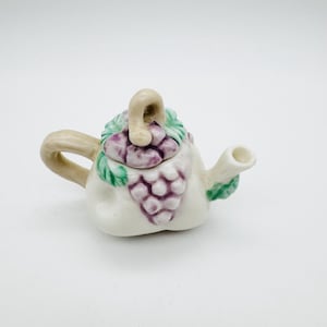 Vintage miniature ceramic teapot