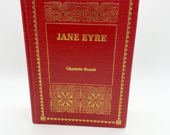 Vintage Jane Eyre hardcover book, Charlotte Bronte book 1978