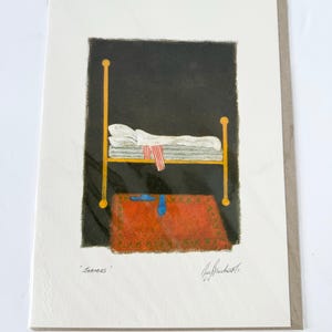 Große blanko, Grußkarte, Kunstkarte, Kunstkarte
