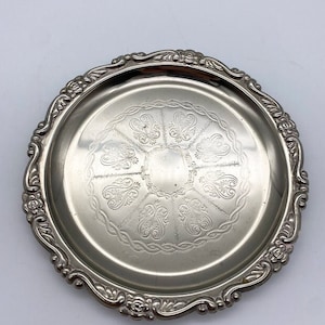 Small silver plated trinket dish, ring dish, ring holder