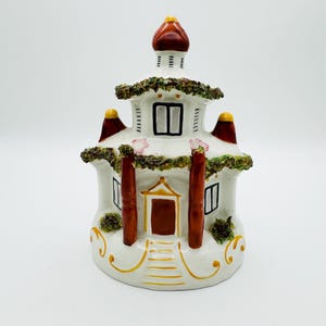 Antique Staffordshire pastille burner, Staffordshire cottage