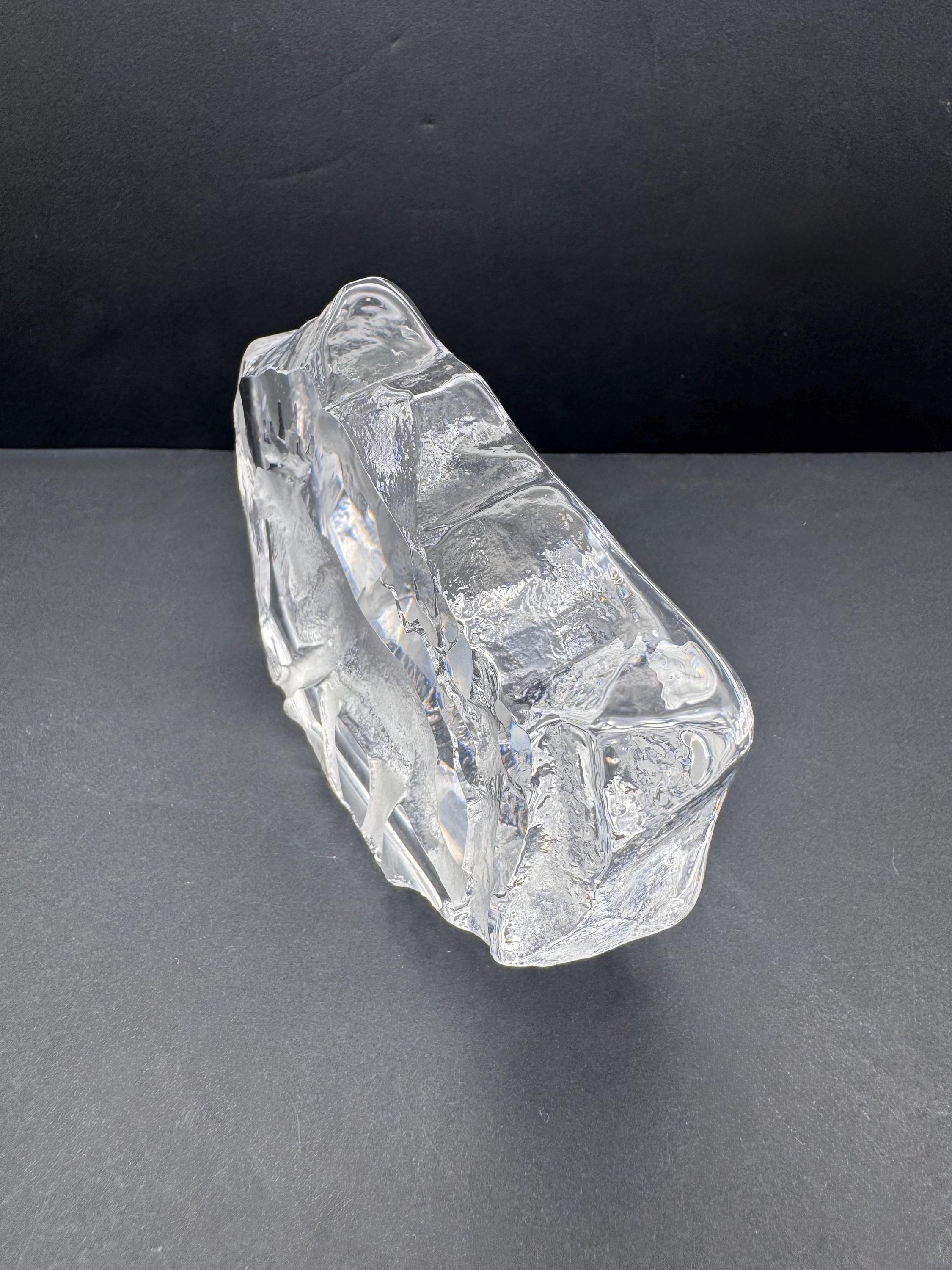 Mats Jonasson for Maleras Crystal Moose Ornament, Collectable