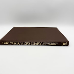 Vintage book Birdwatcher’s Diary, illustrated birds book