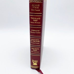 Vintage Reader’s Digest Condensed Books hardback book faux leather illustrated
