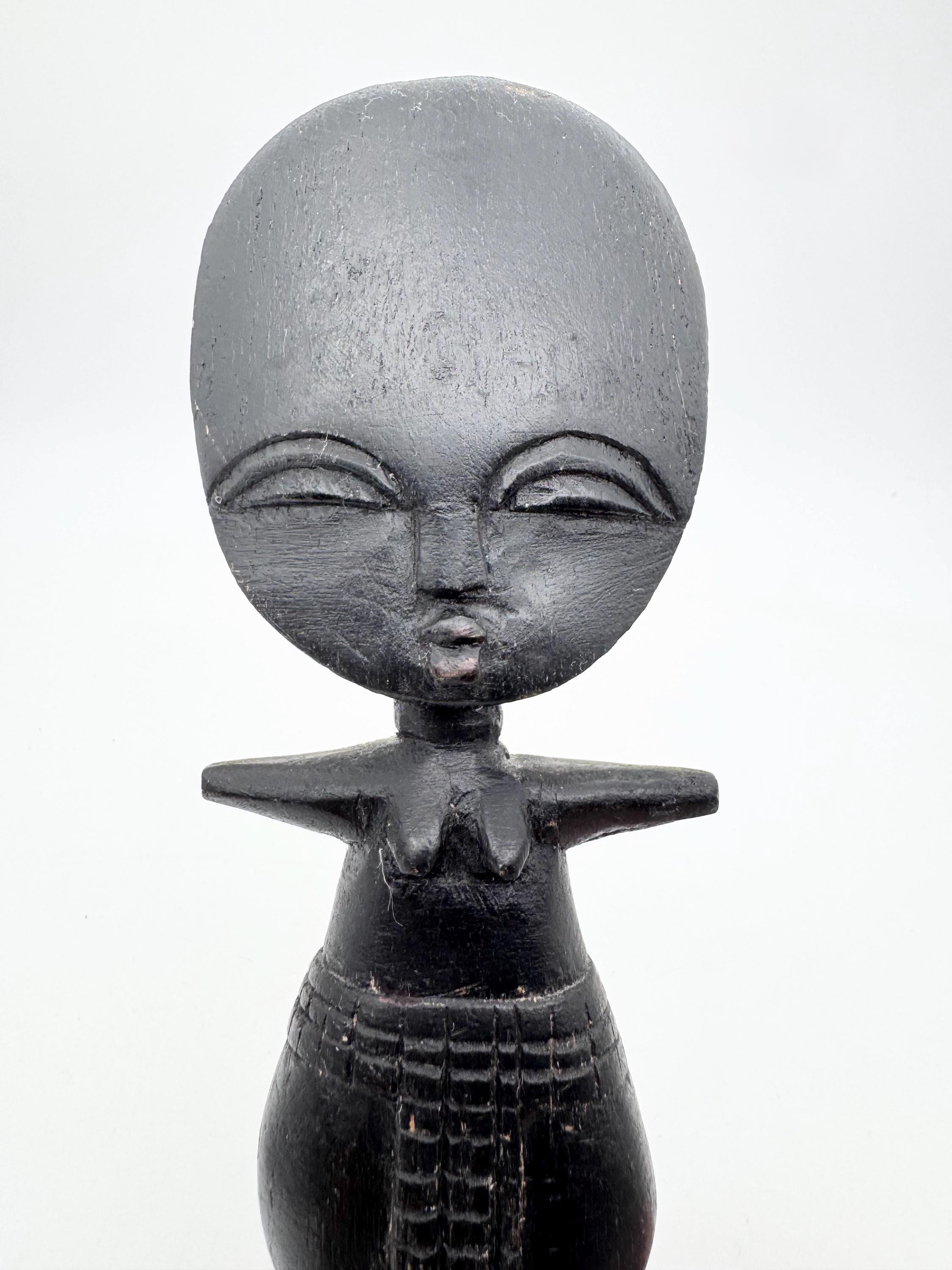 アクバの豊穣人形、アフリカの木製の豊穣の像 22 cm - Etsy 日本