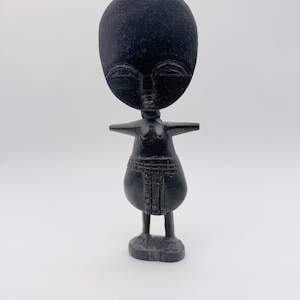 Akuba fertility doll, African wooden fertility statue 22cm