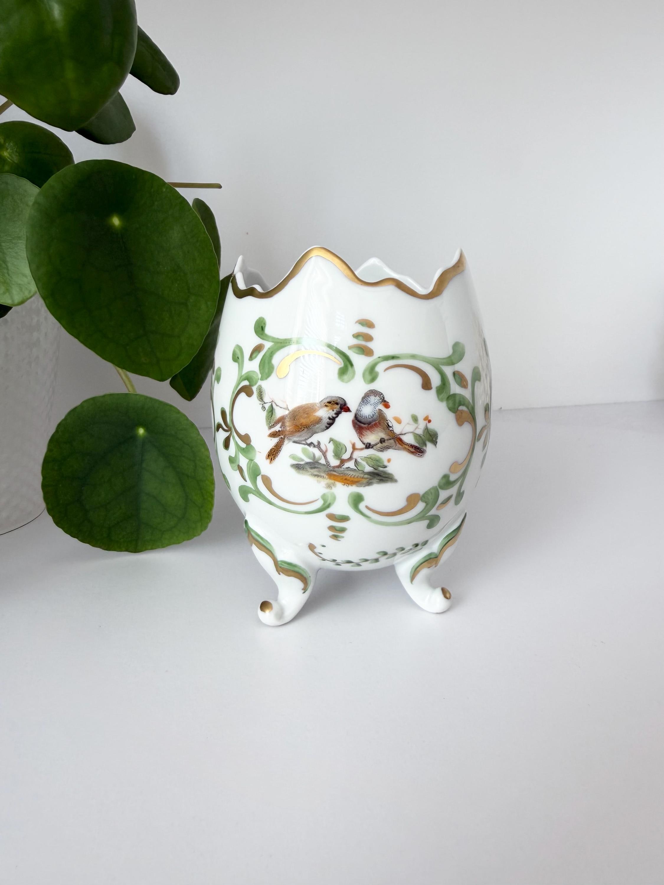 Limoges Egg Vase - Etsy