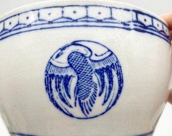 ヴィンテージの蓋付きご飯茶碗、中国の青い陶器の皿 - Etsy 日本