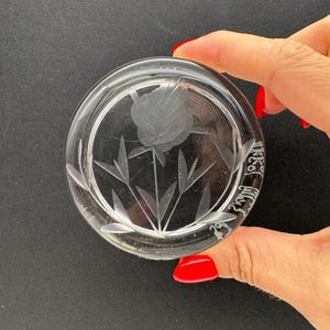 Vintage Failte crystal paperweight
