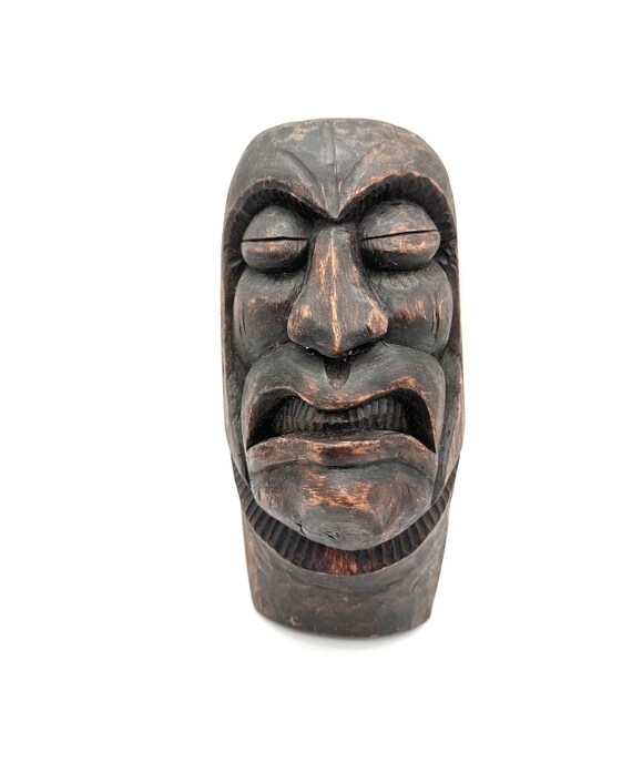 アフリカンマスク 木製 装飾品