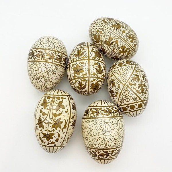 Paper Mache Eggs Etsy UK