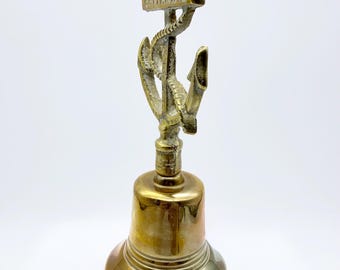 ヴィンテージ ブリタニア アンカーベル、航海用真鍮製装飾品 - Etsy 日本