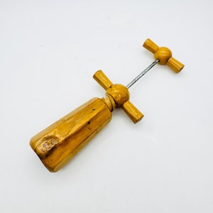 Vintage wooden bottle opener