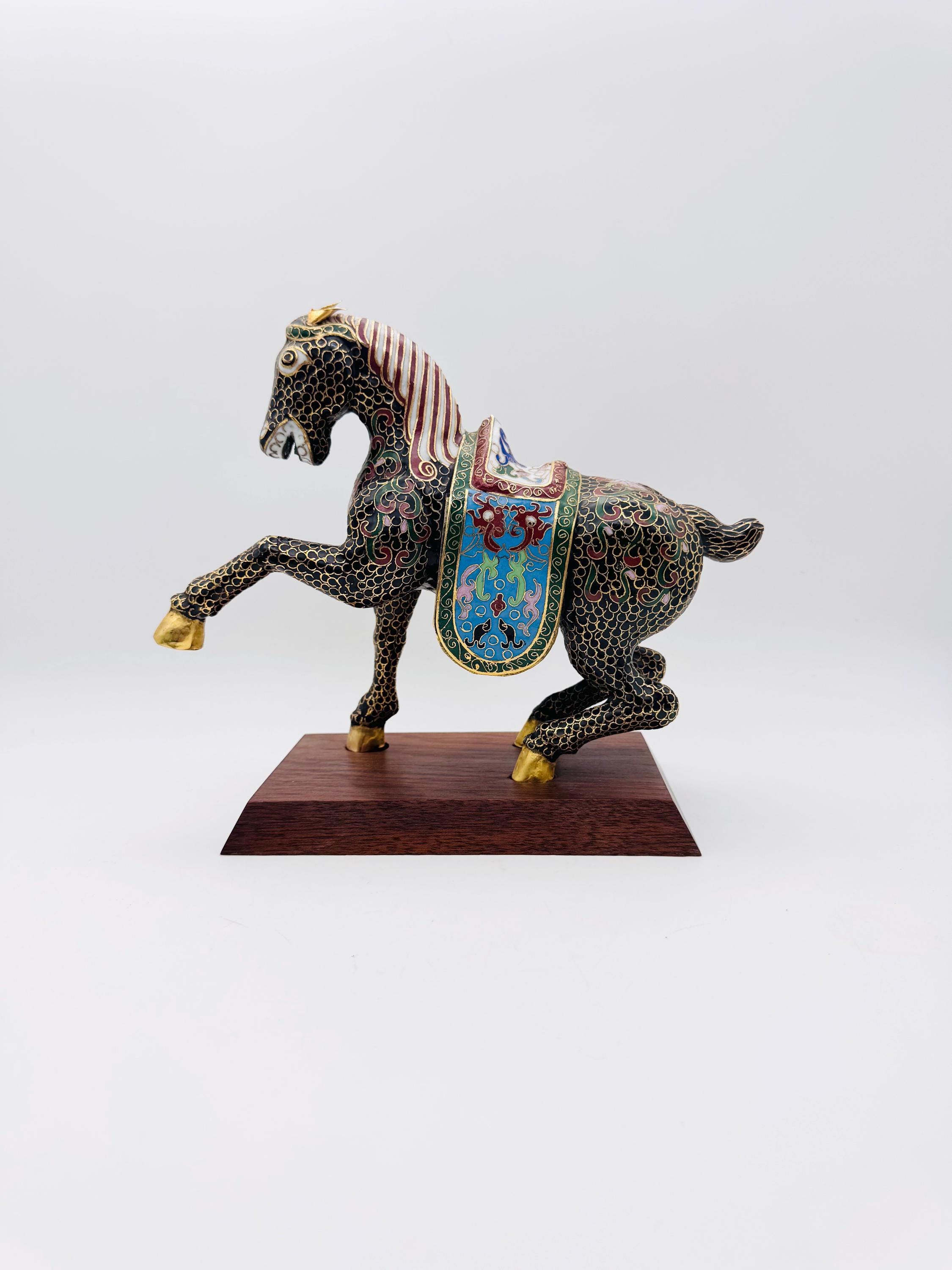 中国七宝焼　馬置物 楽天市場】景泰藍 唐馬 置物 : 中国貿易CTCオンラインShop