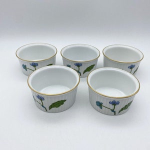 Vintage Royal Worcester Ashley-vormpjes, set van 5 inch
