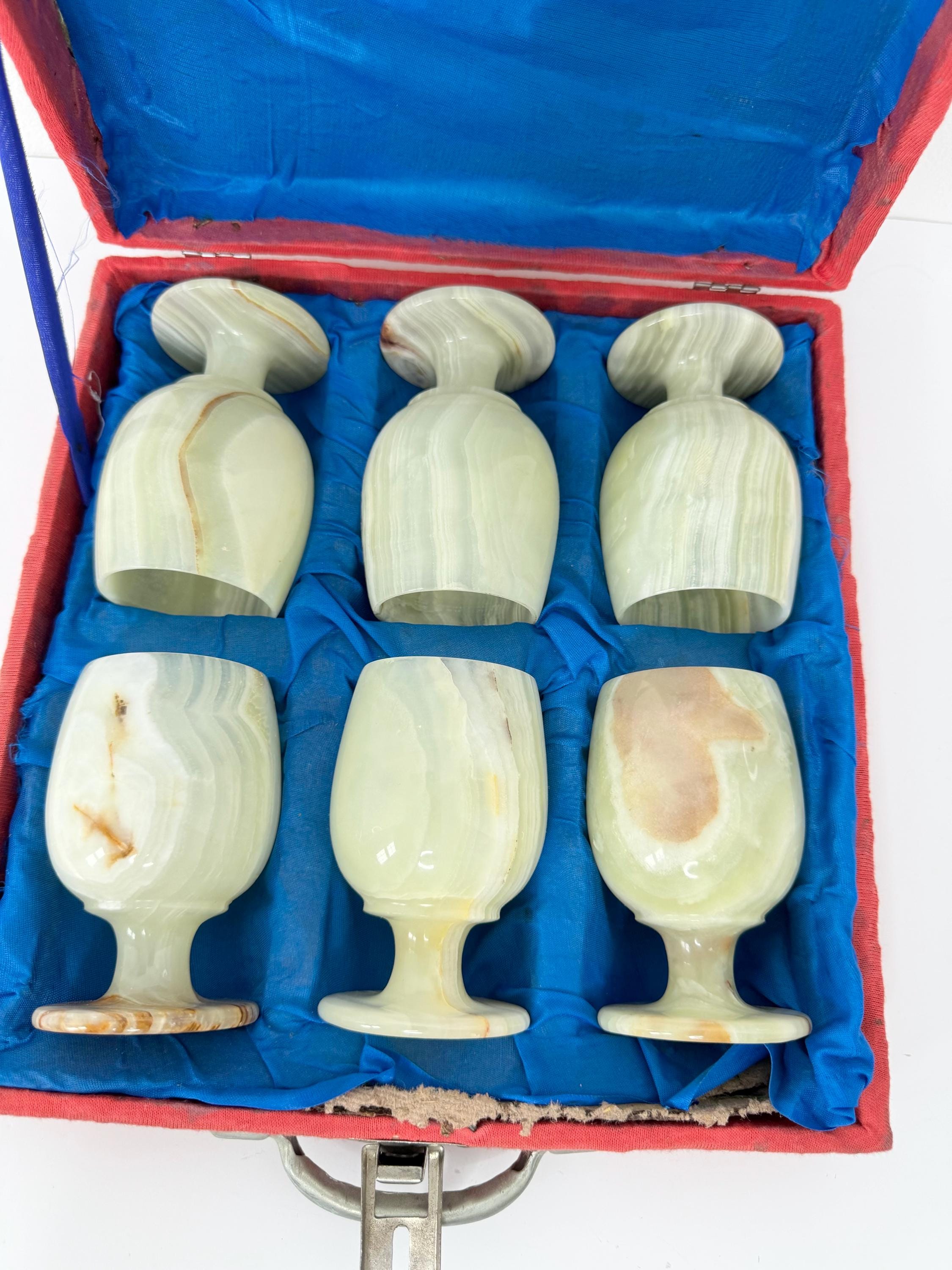 Pakistani Banded Onyx Dice Pakistani Banded Onyx Dice