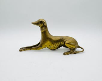 真鍮製のグレイハウンドの像。 - Etsy 日本