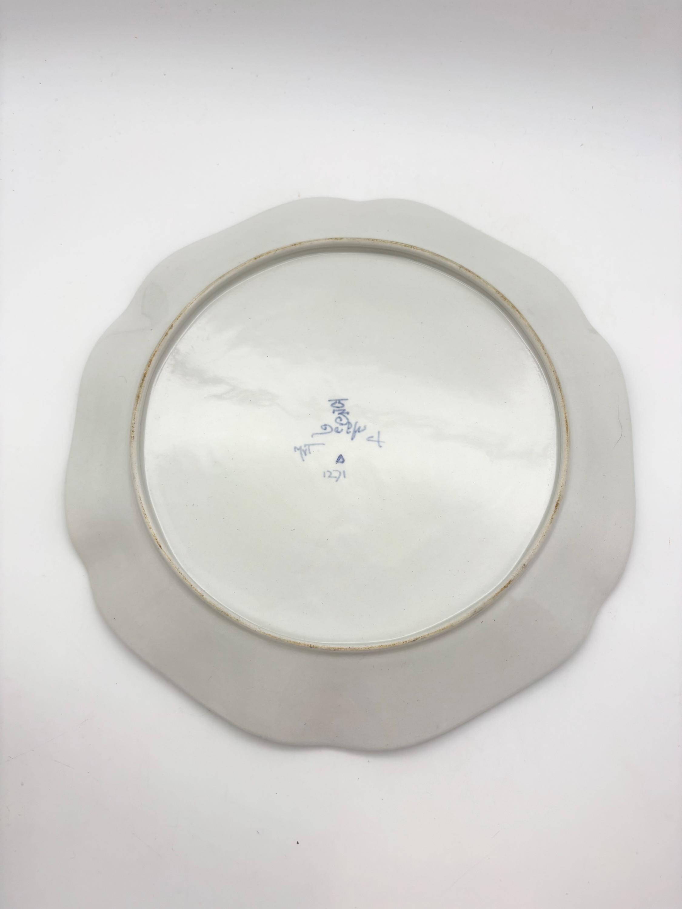 Vintage Delft Blue Floral Hand Painted Plate 1964 - Etsy Israel