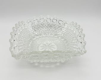 Vintage pressed glass bowl