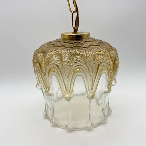 Vintage ceiling glass lampshade