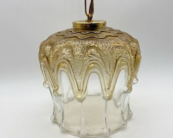 Vintage ceiling glass lampshade