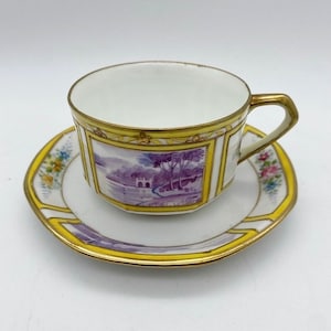 Antique Noritake tea cup with saucer