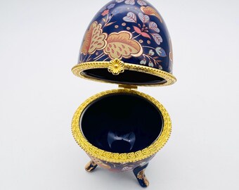 ヴィンテージの陶器製卵型小物入れ - Etsy 日本