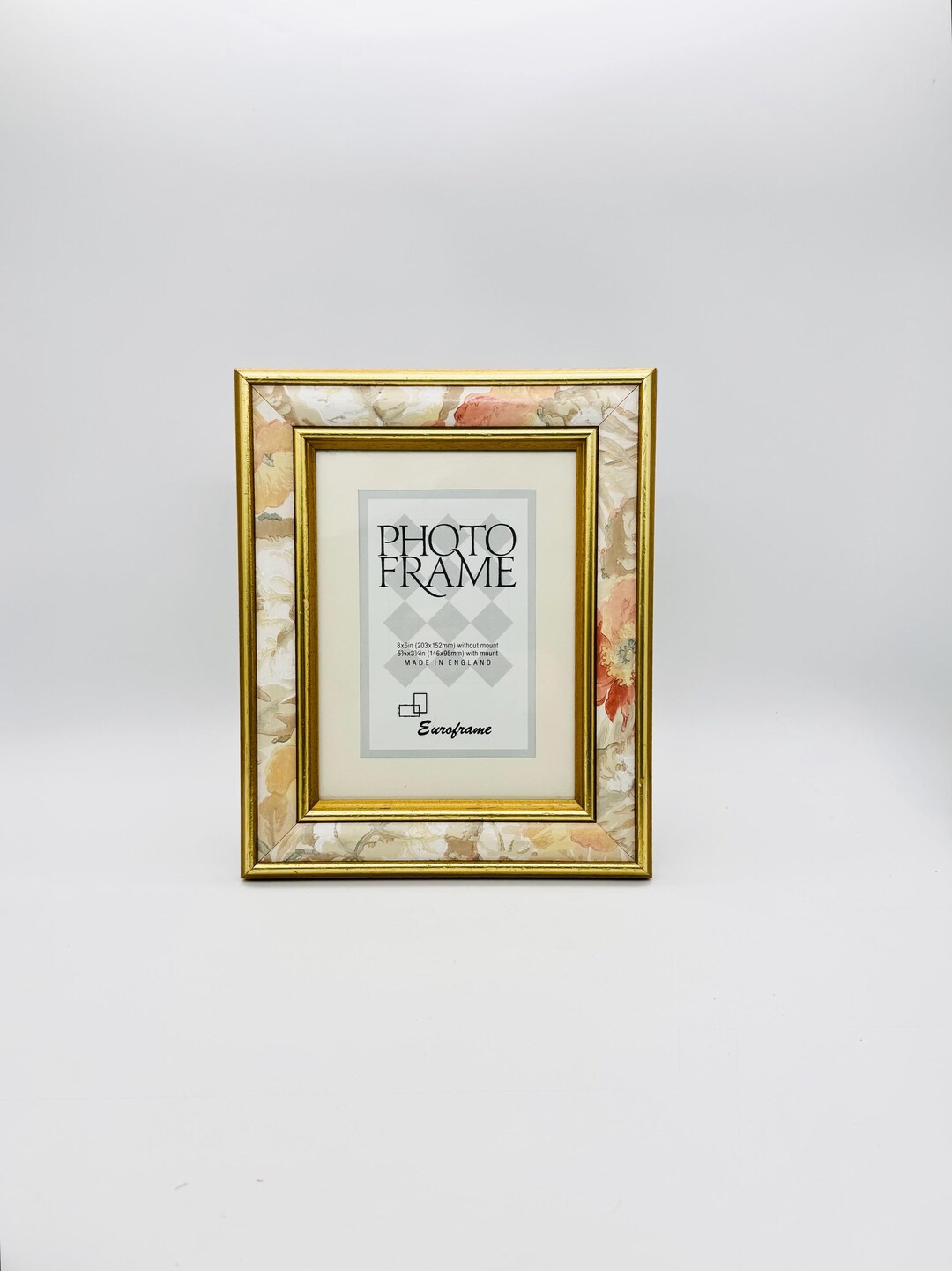 Vintage Tabletop Floral Photo Frame 23cm X 28cm - Etsy