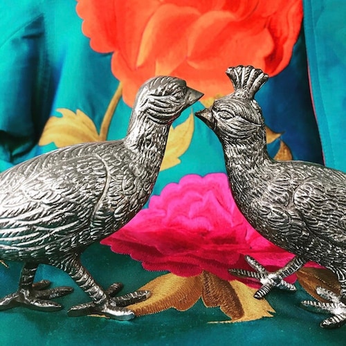 ヴィンテージ中国七宝焼き馬の置物 22 cm、エナメル彫像