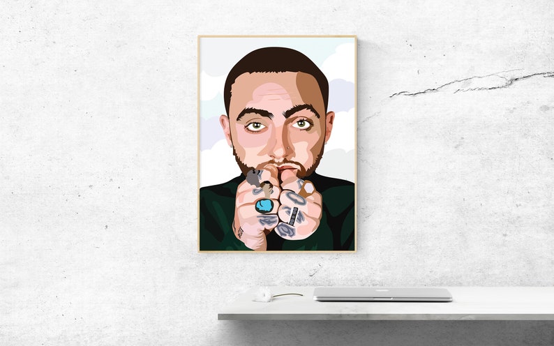 rip mac miller etsy poster rip mac miller etsy poster