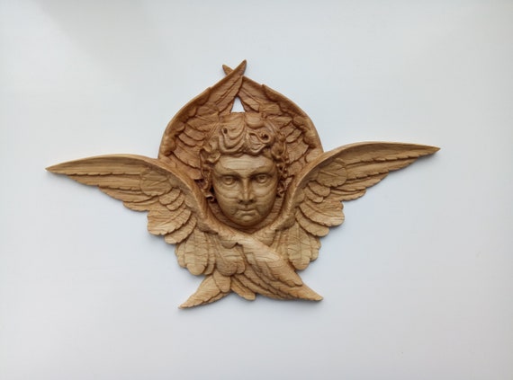 Cherub Winged Angelic Angel Wooden Angel Carved Angel Etsy Cherub Winged Angelic Angel Wooden Angel Carved Angel Etsy