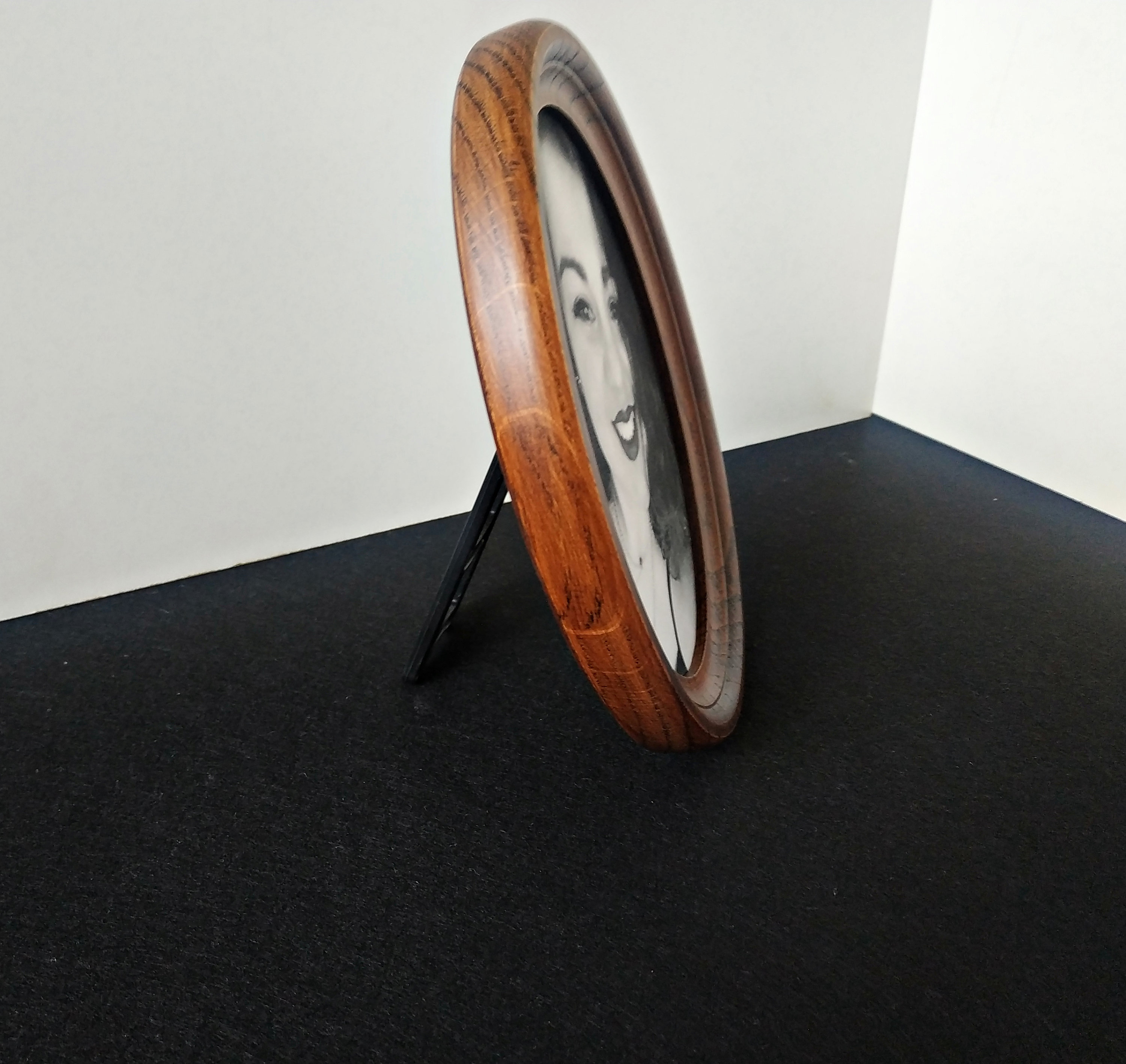 Oval frame tabletop wooden oval frame oval picture frame Etsy