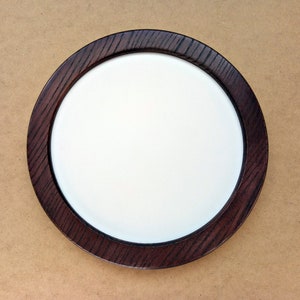Round frame, modern round frame, round picture frame, Wooden round frame, Choose Size: 4 x 4 up to 12 x 12 inches, Free Shipping