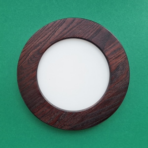 Wide round frame, Modern round frame, Picture frame, Wooden round frame