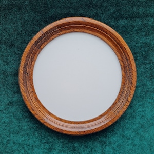 Wooden Round Frame, Round Picture Frame, Round Frame, Choose Size: 4 X ...