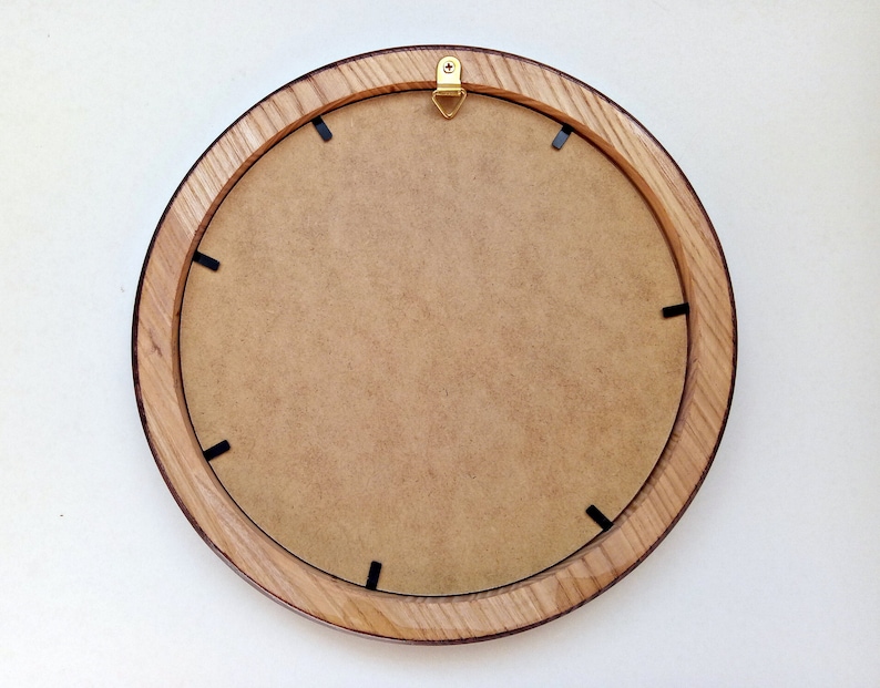 Ash Tree Wooden Round Frame, Modern Picture Frame - Etsy